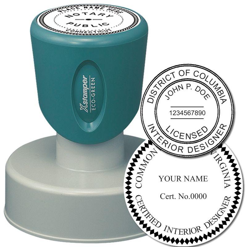 Xstamper Interior Designer Pre Inked Rubber Stamp Of Seal 3038Id Main Image