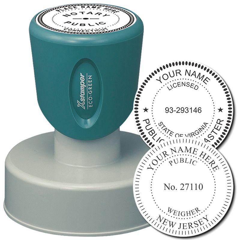 Xstamper Public Weighmaster Pre Inked Rubber Stamp Of Seal 3038We Main Image