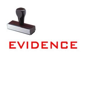 Large Evidence Rubber Stamp | Buy Legal Large Stamps