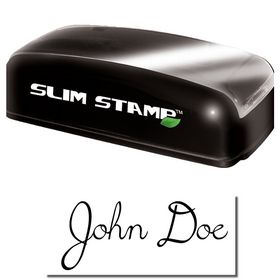 Slim Pre Inked Signature Stamp Buy Slim Stamps Acorn Sales